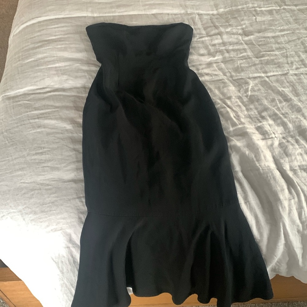 Cinq a sept strapless midi dress